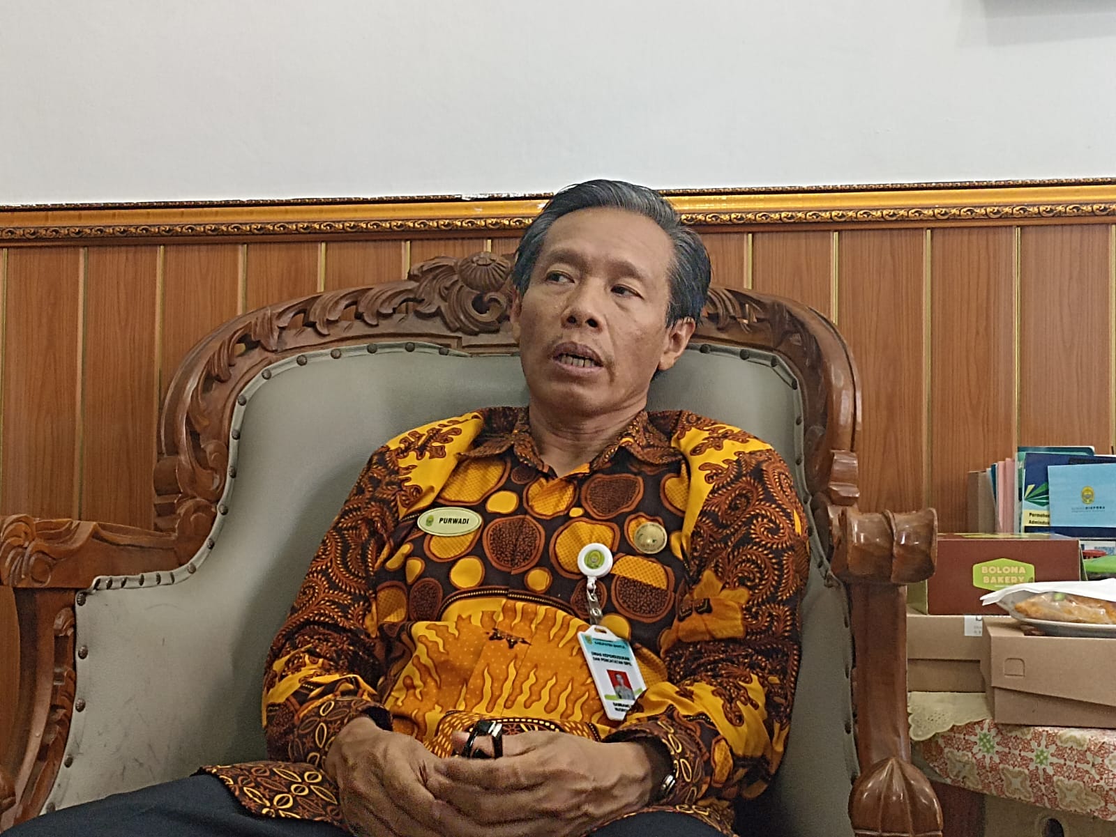 Kepala Disdukcapil Bantul Bambang Purwadi.