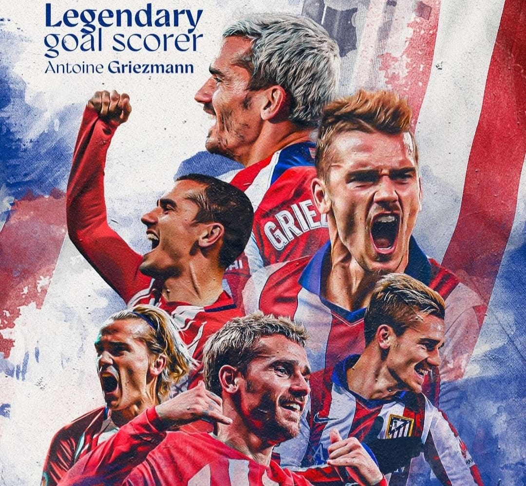 LEGEND: Antoine Griezmann ukir sejarah jadi top skor sepanjang masa Atletico Madrid (ig atleticodemadrid)