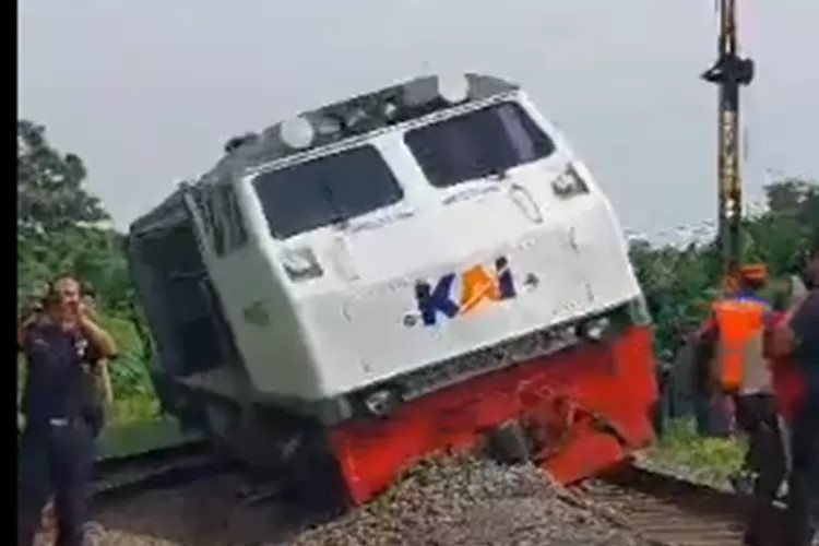 KA Pandalungan anjlok di Sidoarjo (tangkap layar akun X @txttransportasi)