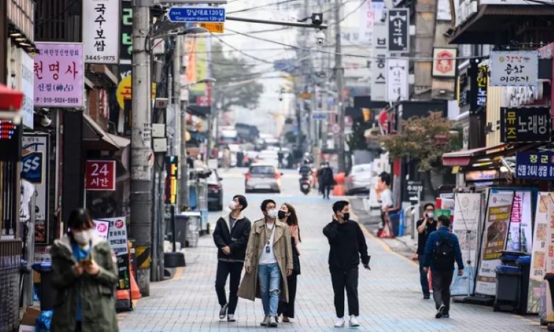 Suasana kota di Korea Selatan. Ternyata kehidupan di Korea Selatan tak seindah drama Korea.