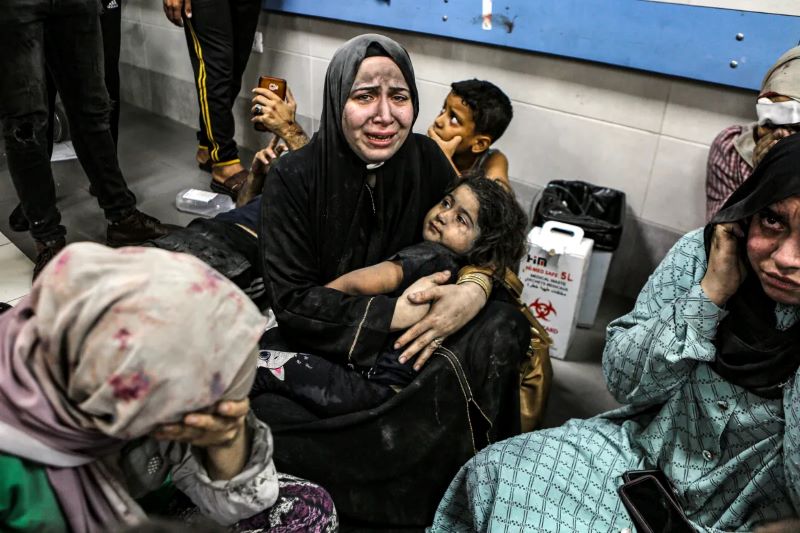 Warga Palestina diambang kesedihan dan ketakutan akibat serangan terus -menerus dari Israel.