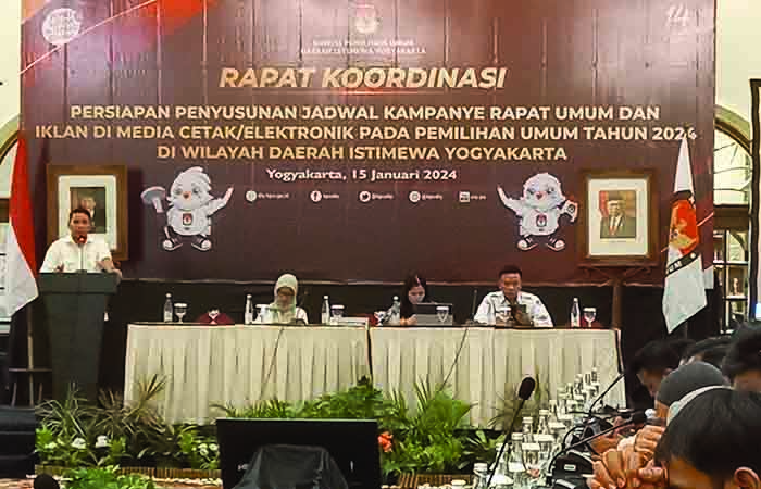 Komisi Pemilihan Umum (KPU) DIJ melakukan inventarisasi atau identifikasi lokasi yang bakal digunakan untu kampanye terbuka Pemilu 2024.