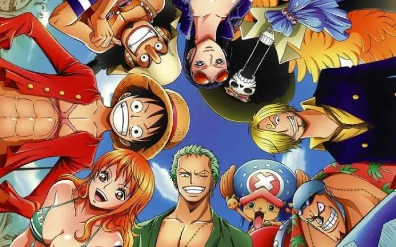 Berbagai karakter film animasi One piece, seri manga Jepang yang ditulis dan diilustrasikan oleh Eiichiro Oda.