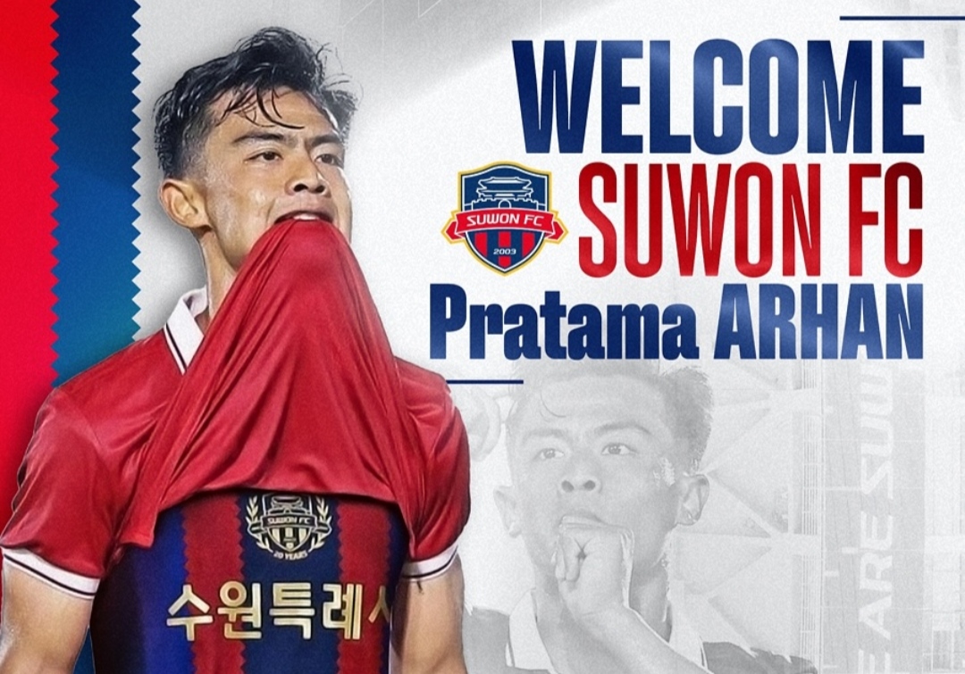 Pratama Arhan resmi perkuat tim asal Korea Selatan, Suwon FC (ig suwonfc)