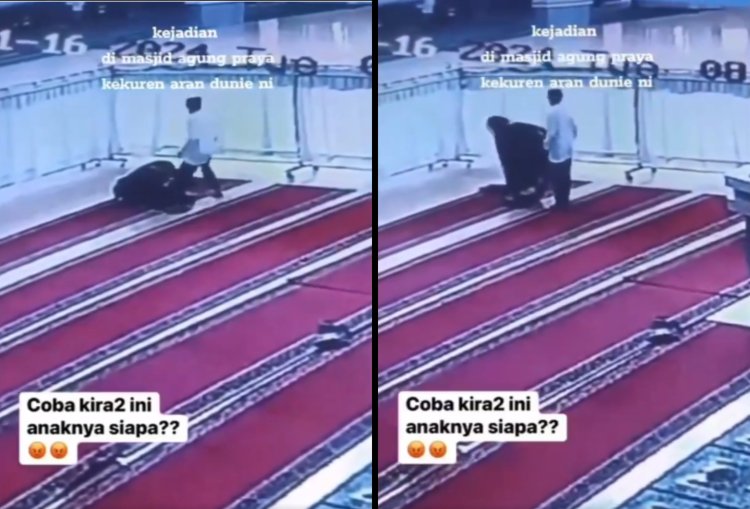 Viral! Bocah Ini Tempelkan Alat Kelamin ke Wanita yang Sedang Solat. Gambar: Tangkapan Layar Twitter/X/@LiatAjaX