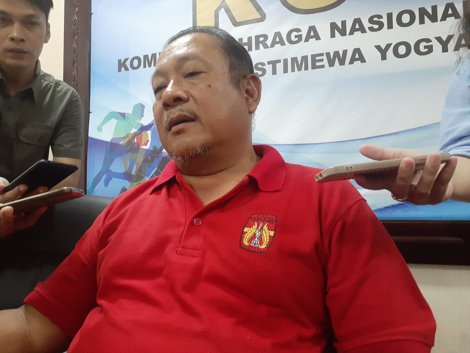 KHUSUS: Satgas Puslatda PON KONI DIY Pramana saat ditemu di Kantor KONI DIY.