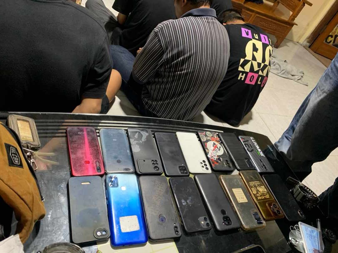 DITANGKAP: Tim resmob Polres Magelang Kota menangkap 6 pelaku pencopetan pada konser NDX AKA dan Tipe-X di Lapangan Parkir Artos Mall Magelang.
