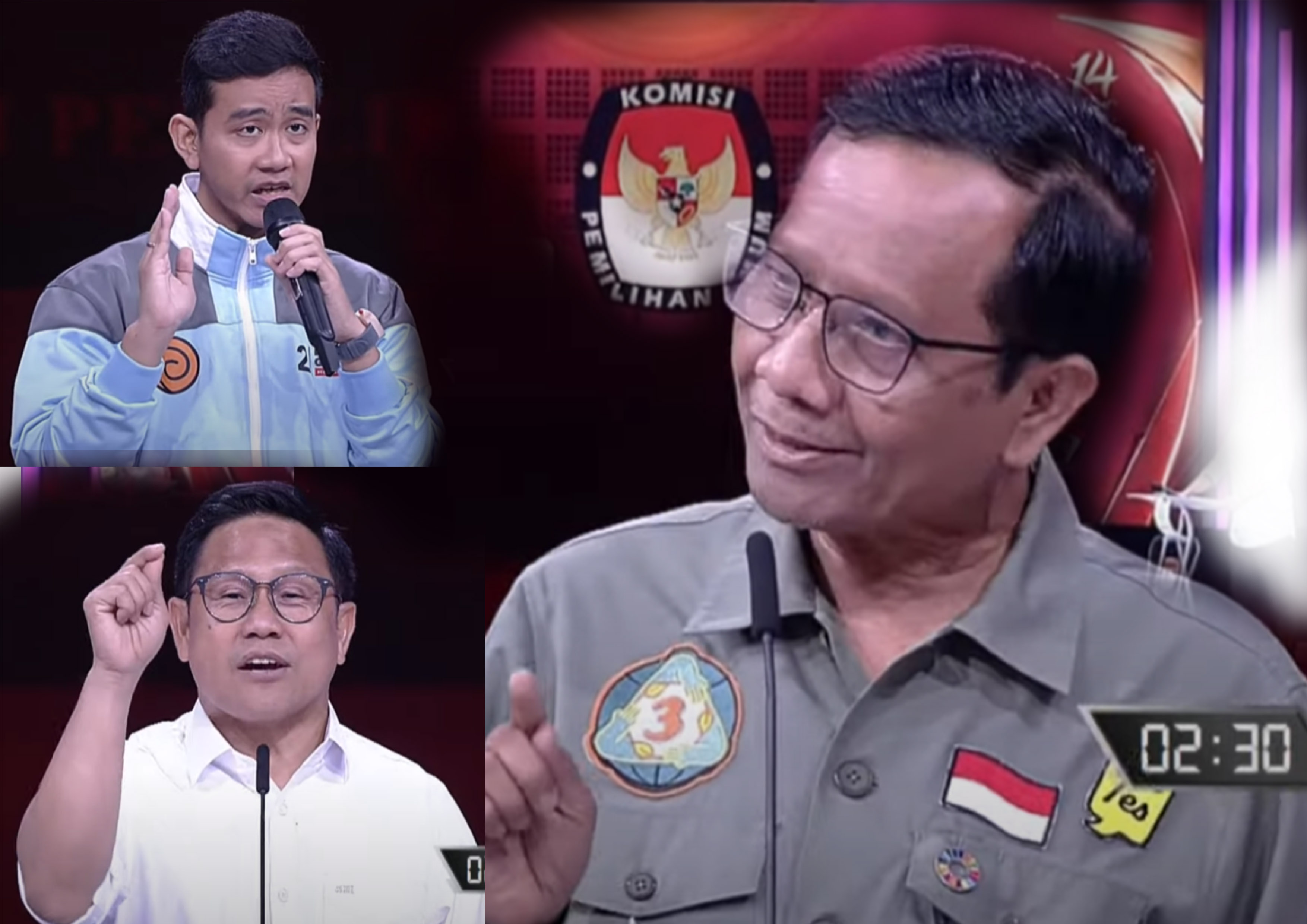 Putaran ke empat Debat Cawapres. Mahfud MD akui kelelahan lawan Gibran Rakabuming Raka dan Cak Imin.