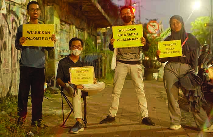 Komunitas Pedestrian Jogja, Wadahi Para Pejalan Kaki