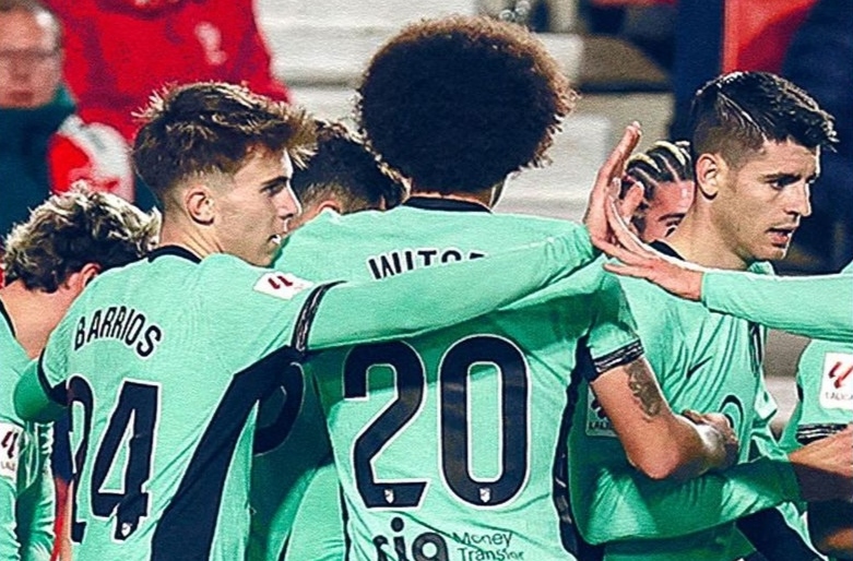 Para pemain Atletico Madrid rayakan kemenangan atas Granada (ig atleticodemadrid)