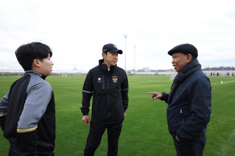 Zainuddin Amali berikan suntikan motivasi untuk timnas Indonesia jelang hadapi Jepang (PSSI)