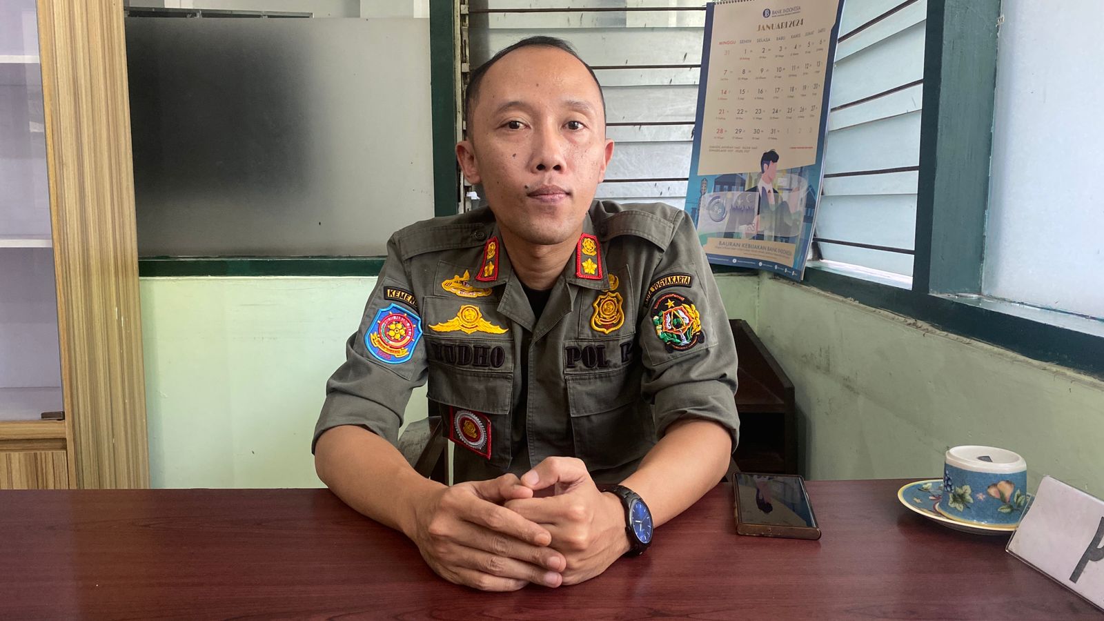 Kepala Seksi Pengendalian Operasional Satuan Polisi Pamong Praja Kota Jogja, Yudho Bangun Pamungkas.
