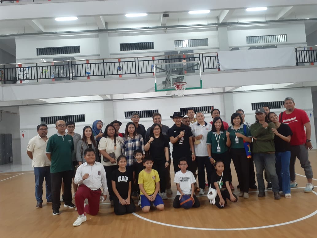 STAR: Panitia Liga Basket Pelajar Jogja 2024 saat melakukan sosialisai dengan para orang tua dan guru di SMP-SMA Budi Utama