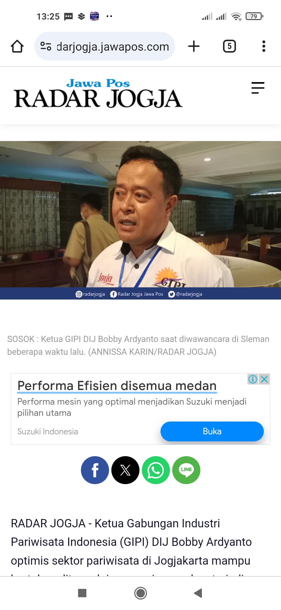 Ketua DPD GIPI DIJYBobby Ardyanto Setyo Ajie.