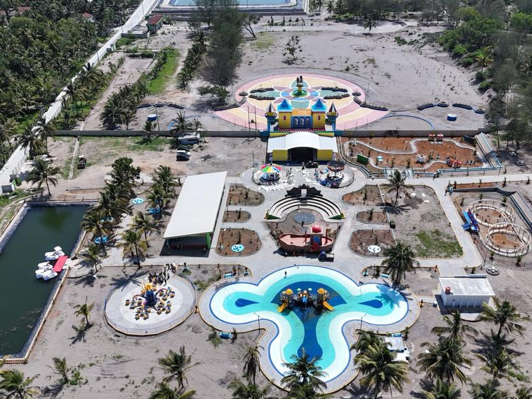 WISATA ANDALAN: Pandan Kuning Park digadang-gadang sebagai ikon wisata yang dikelola Pemkab Kebumen.