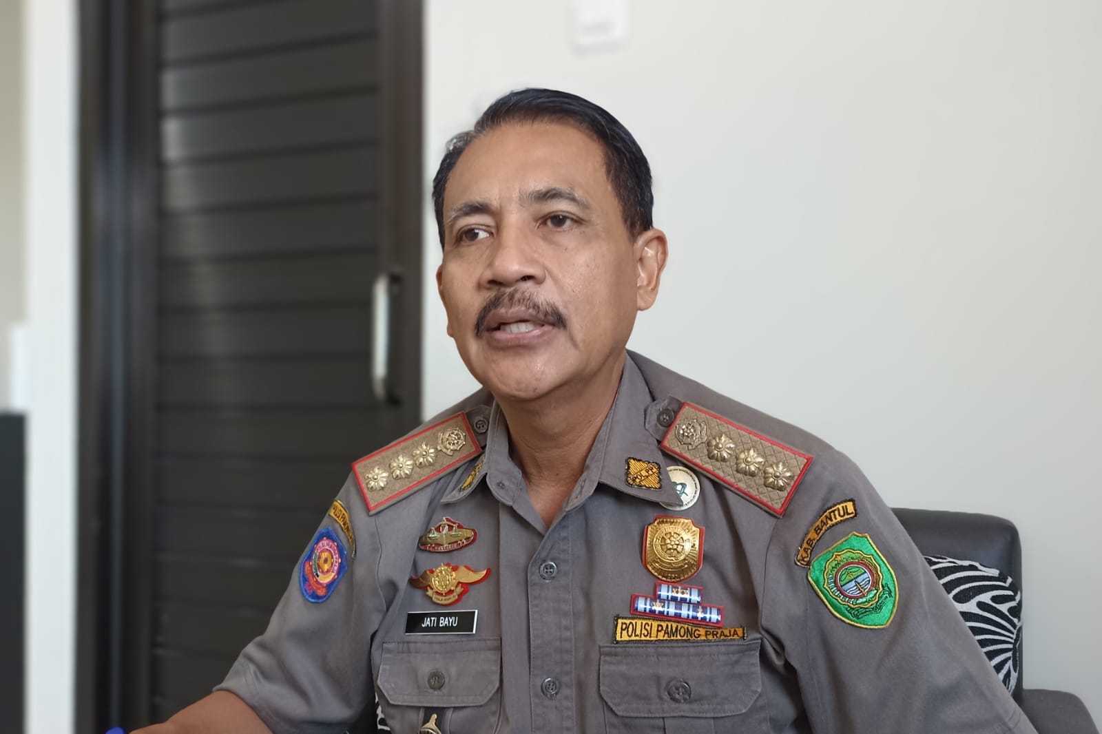 Kepala Satpol PP Bantul Jati Bayubroto.