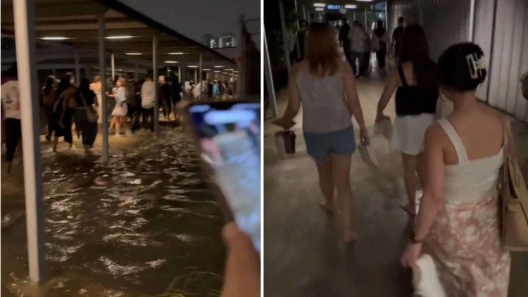 Banjir Usai Konser Coldplay di Singapura Berakhir dengan Penonton Nyeker di Tengah Air Terjun!