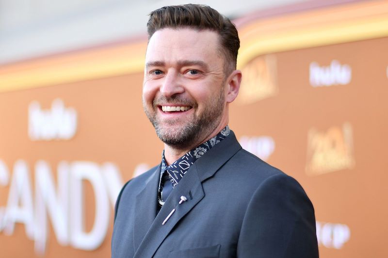 Penyanyi Amerika Serikat Justin Timberlake.