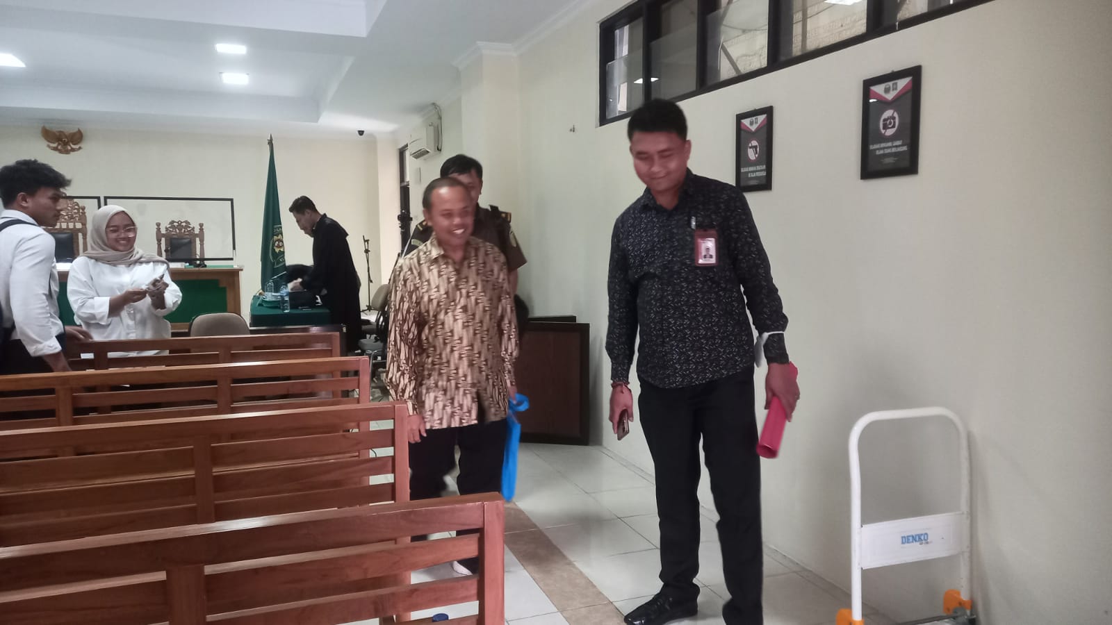 Sidang kasus korupsi Stadion Mandala Krida dengan terdakwa Dedi Risdiyanto, Kamis (1/2/2024).