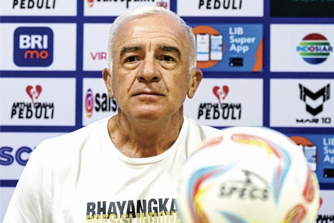 Pelatih Bhayangkara FC, Mario Gomez (ligaindonesiabaru)