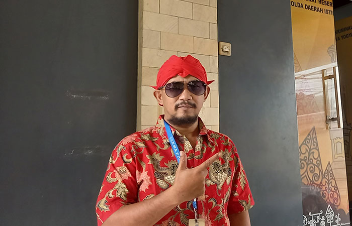 Koordinator Relawan Projo DIJ Aris Widihartanto.Khairul Maarif/Radar jogja