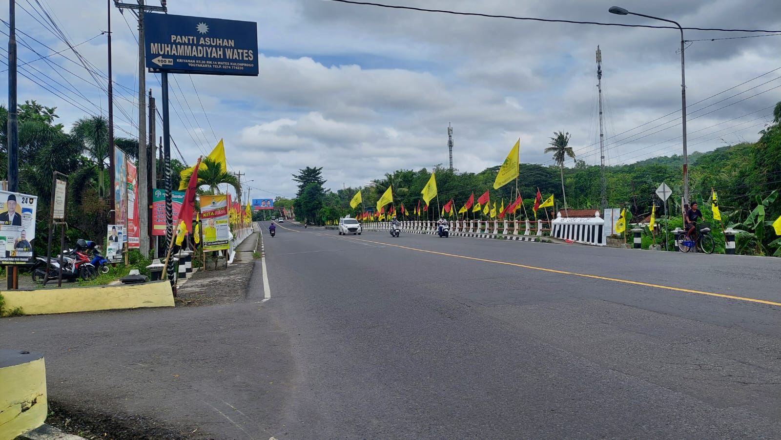 LOKASI KEJADIAN: Jembatan Durungan saat siang hari cukup ramai. Namun, saat malam hari sangat sepi hanya dilewati beberapa sepeda motor.