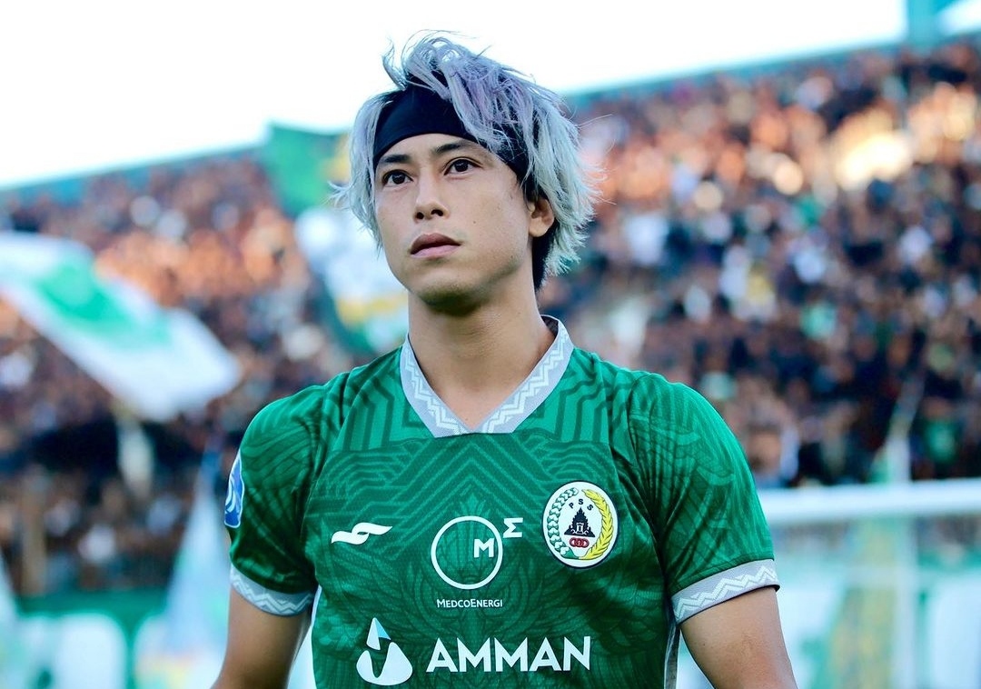 Pemain PSS Sleman asal Jepang yang dipinjamkan ke Sada Sumut, Kei Sano (tangkapan layar ig Kei_sano0403)