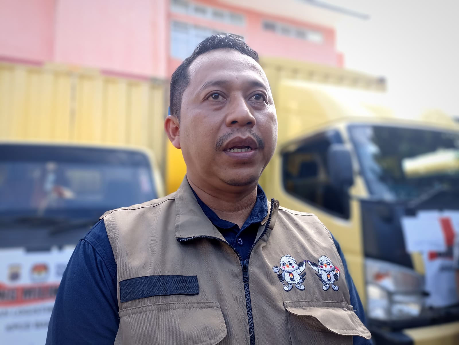 Ketua KPU Bantul Joko Santosa.