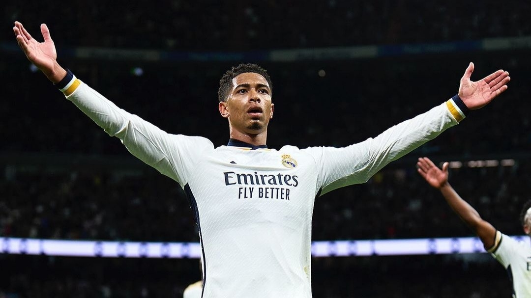 Selebrasi Jude Bellingham usai jeb gawang Girona dan tambah keunggulan Real Madrid (ig realmadridcf)