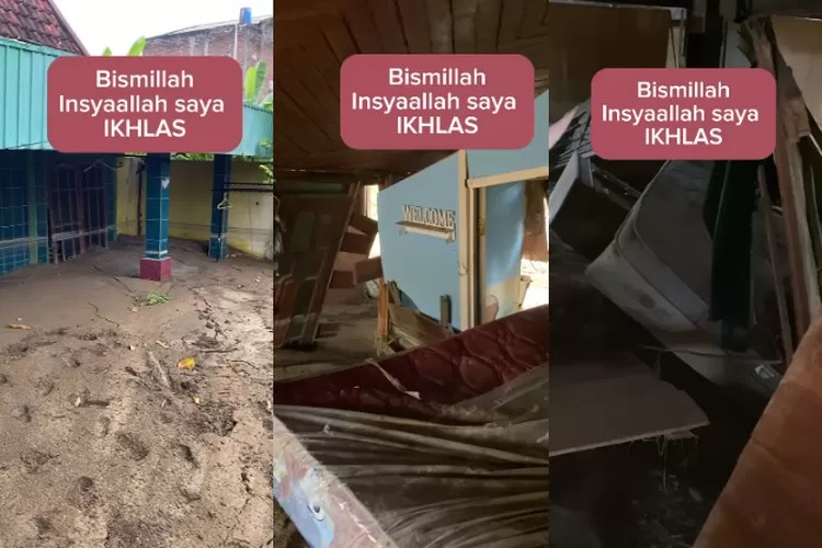 Penampakan rumah korban banjir Gubug setelah surut. (Instagram/@zhizypratama)