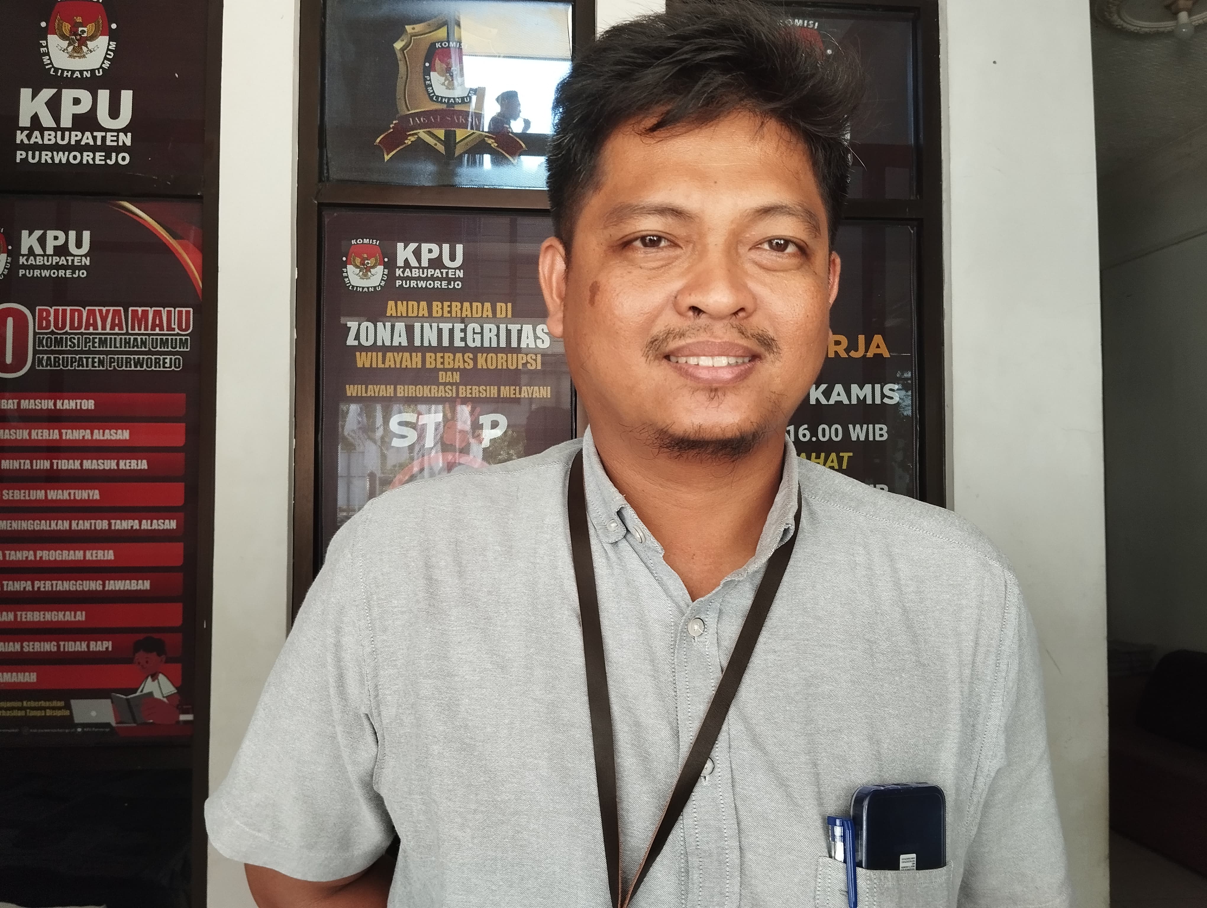 Ketua KPU Kabupaten Purworejo Jarot Sarwosambodo