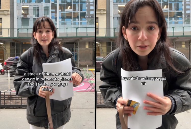 Wanita Ini Curhat Susah Dapet Kerja padahal Kuasai 3 Bahasa dan Punya 2 Ijazah, Kenapa?. Gambar : Kolase Tangkapan Layar Tiktok/Lohannysant