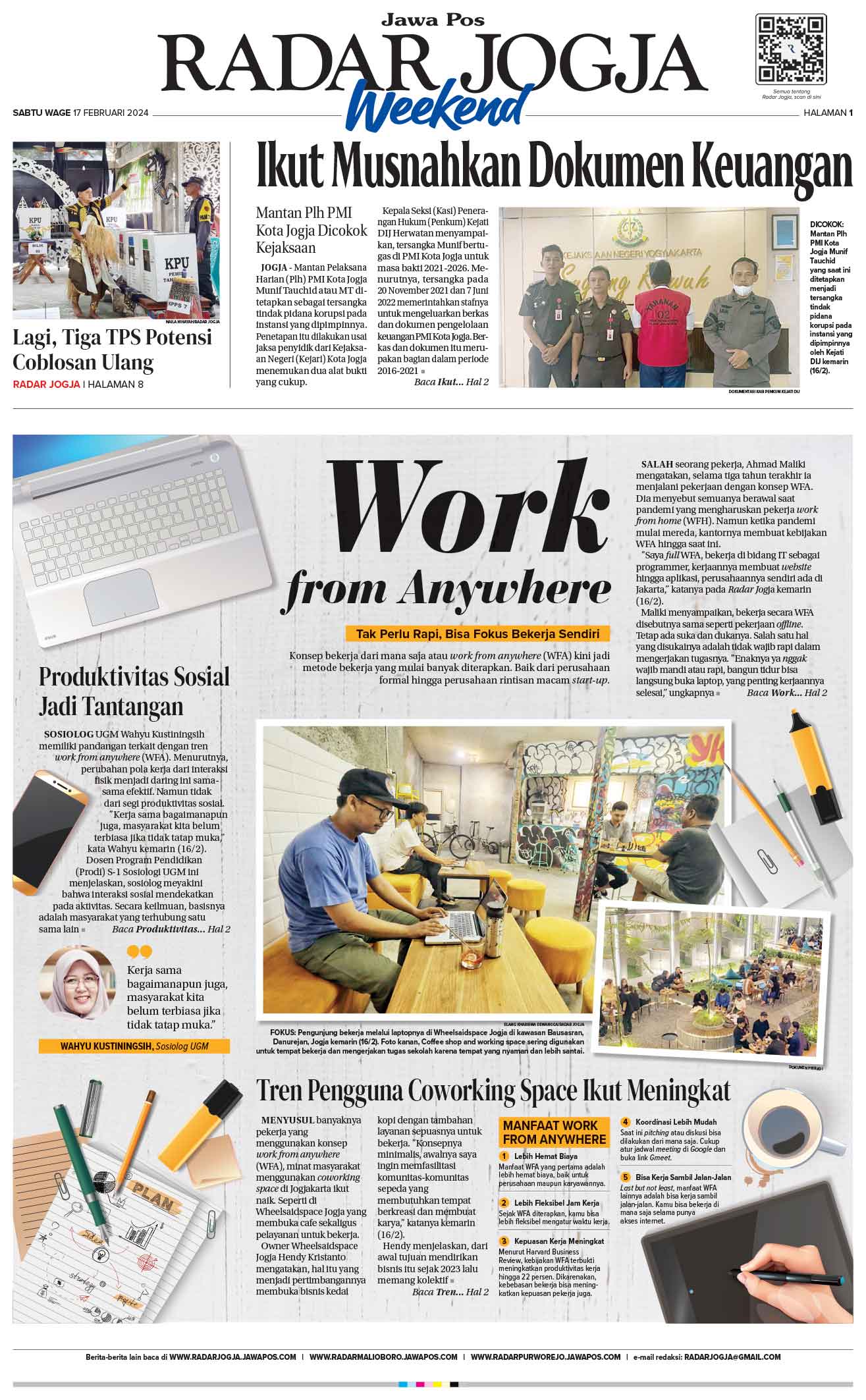 Jawa Pos Radar Jogja Sabtu 17 Februari 2024