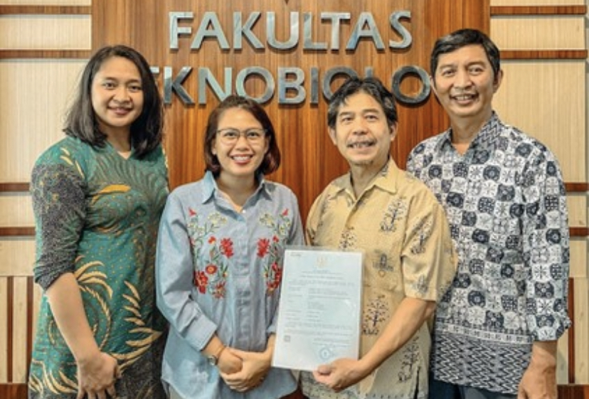 Tim dosen FTB UAJY menerima hak paten