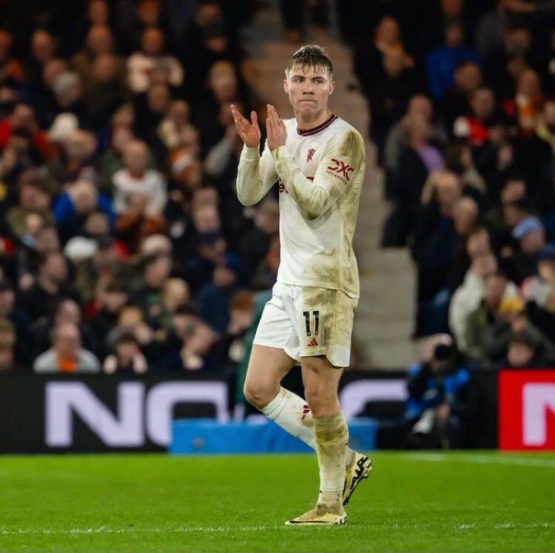 Keganasan Rasmus Hojlund saat di laga pertandingan.