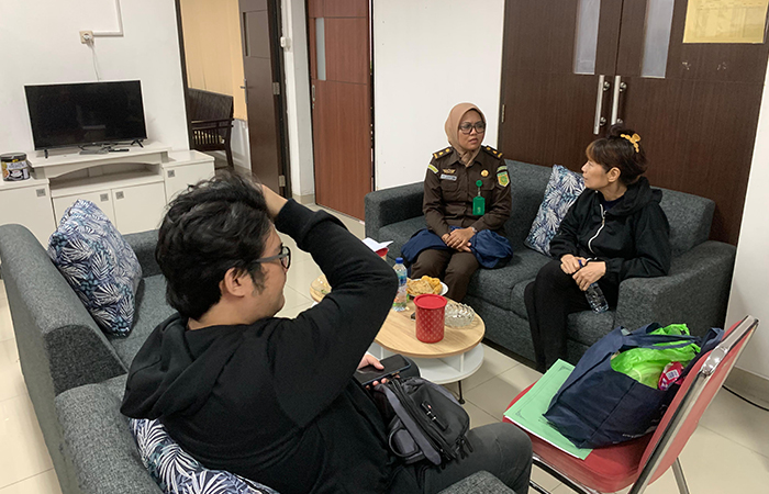 DITANGKAP: Satu tersangka kasus penipuan online berhasil dibekuk Kejaksaan Kabupaten Magelang setelah buron sekitar 10 tahun.