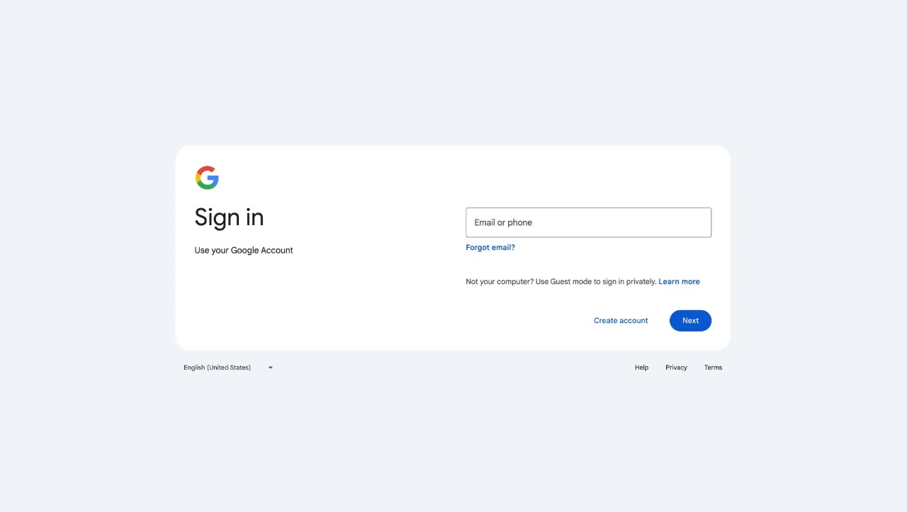 Segar dan Baru! Tampilan Laman Masuk Akun Google Mendapat Pembaharuan, Inilah Bentuk Barunya..