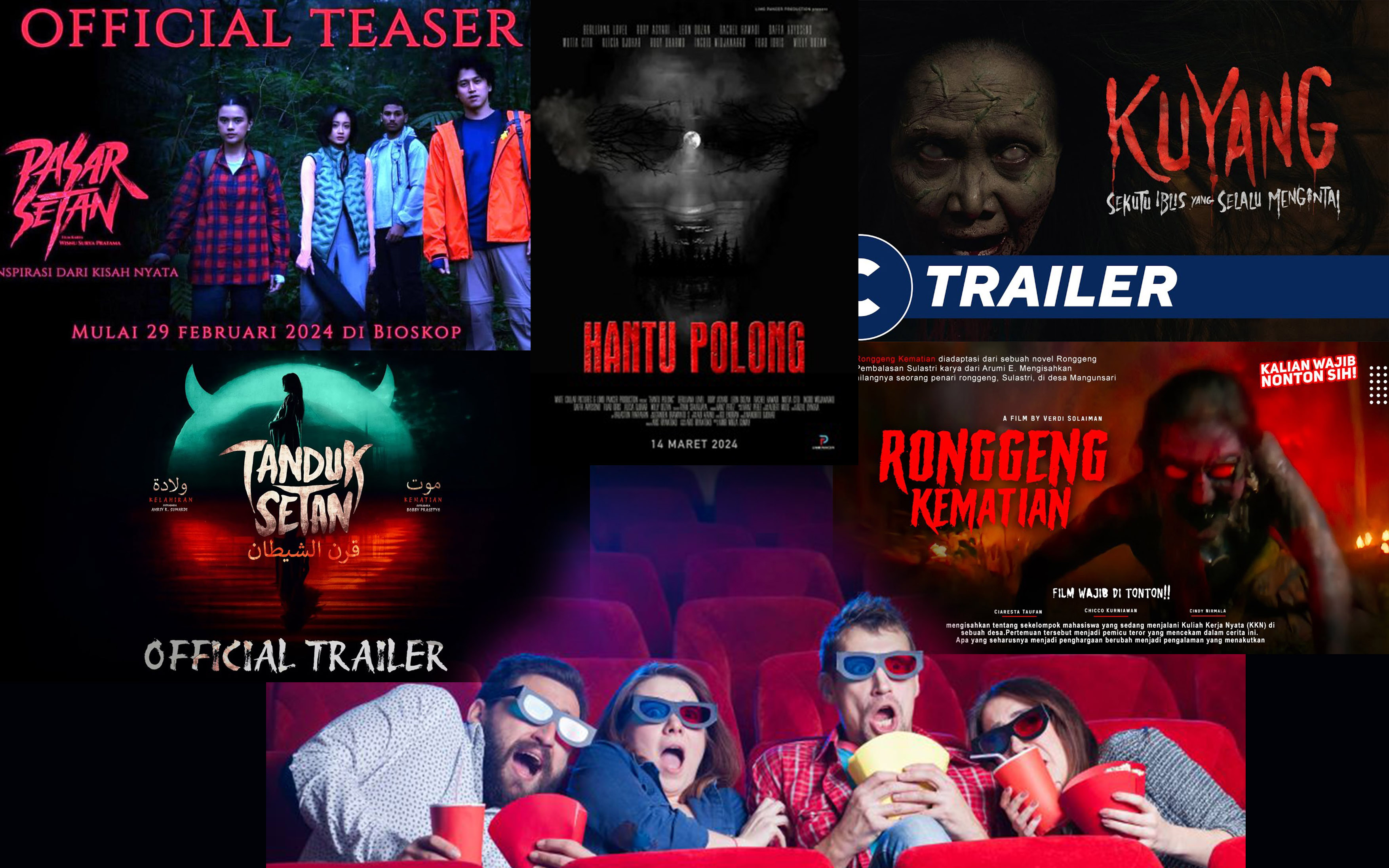 Film horor Indonesia tayang Februari-Maret 2024.
