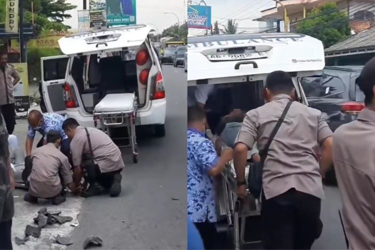 Adu Kecepatan di Pertigaan Lampu Merah Jl. Kaliurang Km 13, Mahasiswa UII Jadi Korban Patah Tangan dan Kaki!