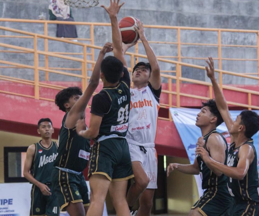 Kompetisi Basket yang diselenggarakan SMA IT Abu Bakar Kulon Progo di GOR Cangkring Kulon Progo. (Dokumentasi SMA IT Abu Bakar Kulon Progo)