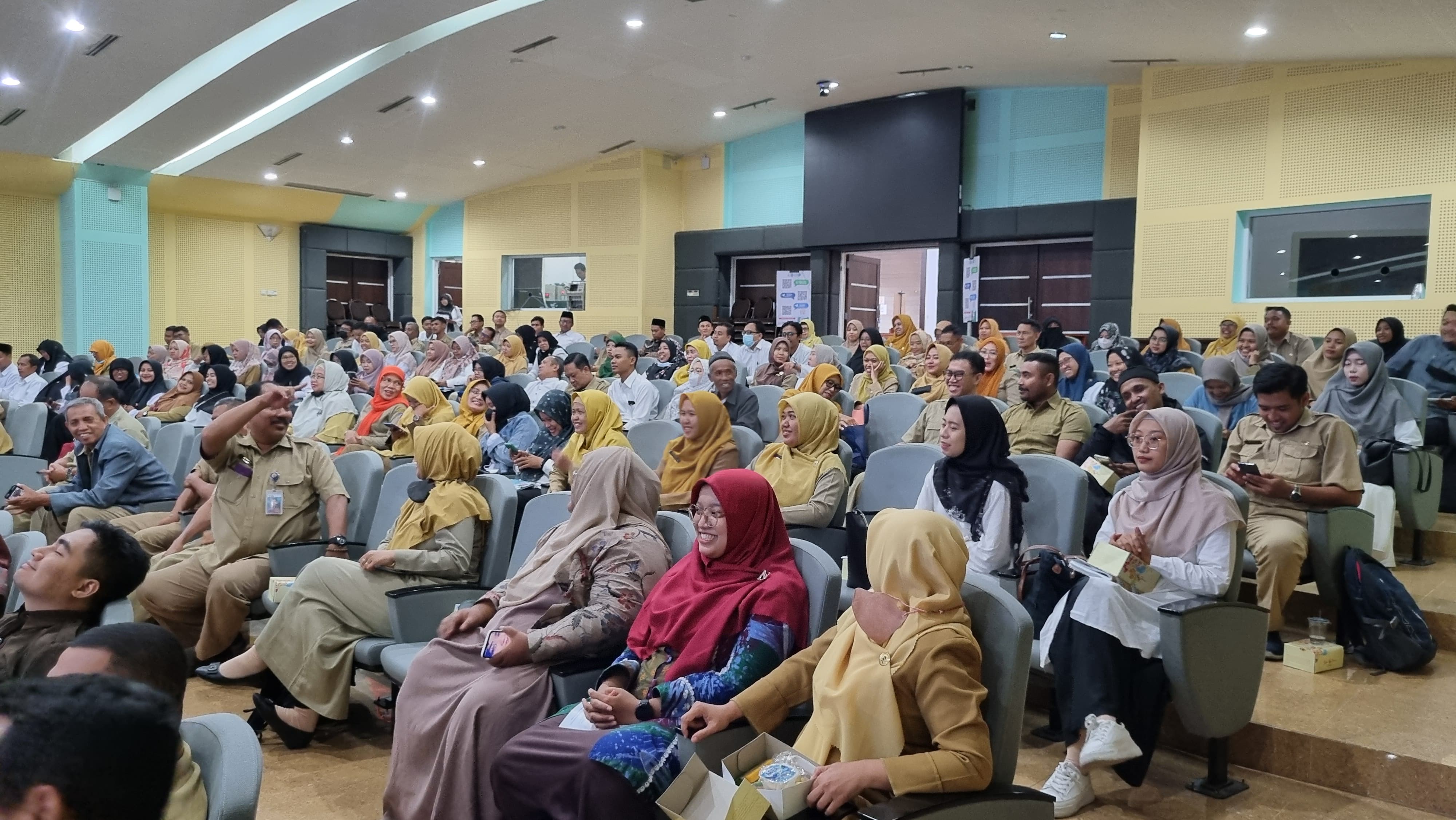PRESTASI: Sesi sosialisasi Seleksi Prestasi Akademik Nasional Perguruan Tinggi Keagamaan Islam Negeri (SPAN PTKIN) yang dilangsungkan di UIN Sunan Kalijaga Yogyakarta dihadiri guru SMA/SMK di DIY.
