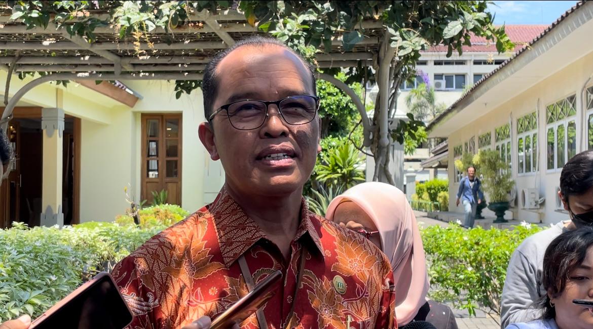 PERDANA: Sekprov DIY Beny Suharsono usai Sarasehan Peringatan Hari Penegakan Kedaulatan Negara 2024 di Kompleks Kepatihan Senin (26/2).
