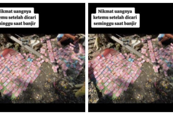 Rugi Berjuta-Juta! Pria Ini Jemur Uang Rp30 Juta yang Basah Terendam Banjir, Video Viral di Sosial Media!