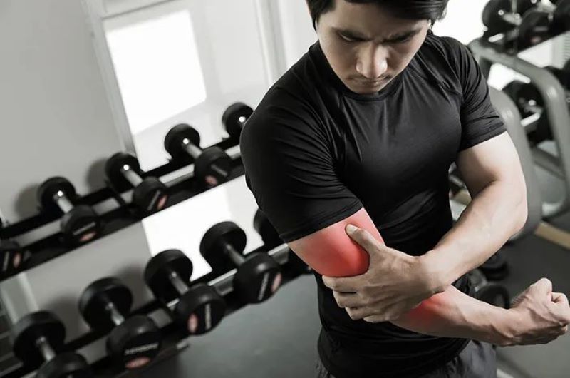 Ilustrasi Sskit badan setelah olahraga.