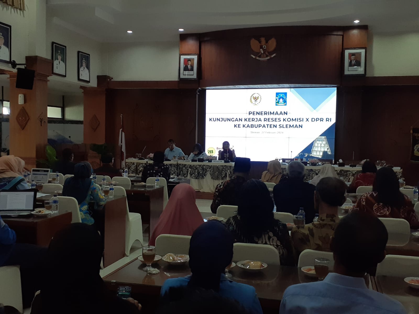 SELEKSI: uasana kunjungan Komisi X DPR RI ke kabupaten Sleman pada, Selasa (27/2).