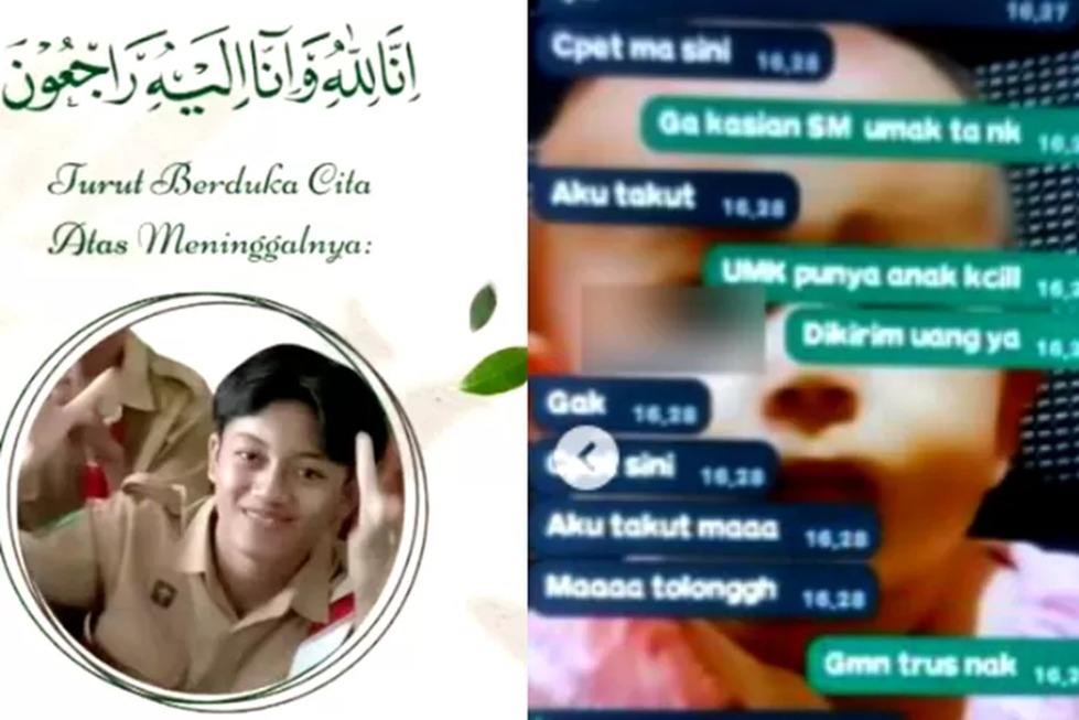 TENANG: Bintang Balqis Maulana sempat meminta tolong kepada ibunya lewat pesan Whatsapp seminggu sebelum meninggal dunia.