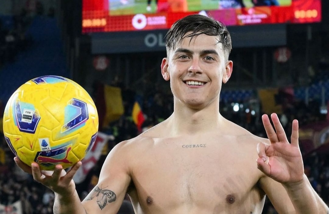 TIGA: Paulo Dybala borong tiga gol AS Roma ke gawang Torino (ig officialasroma)