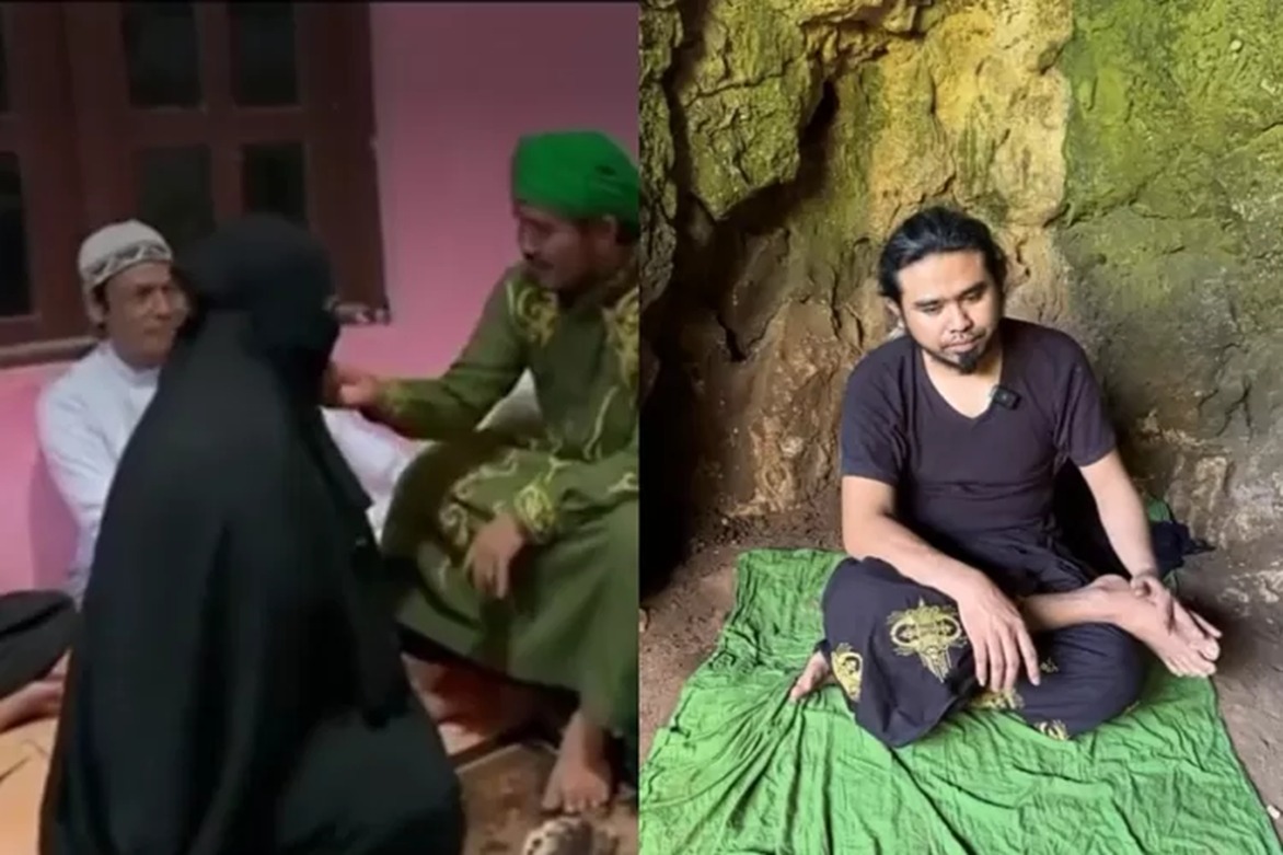 HIBURAN: Gus Samsudin dalam konten di dunia maya.