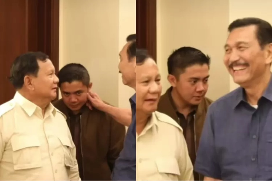 AKRAB: Potret Mayor Teddy dan Luhut Binsar Pandjaitan.