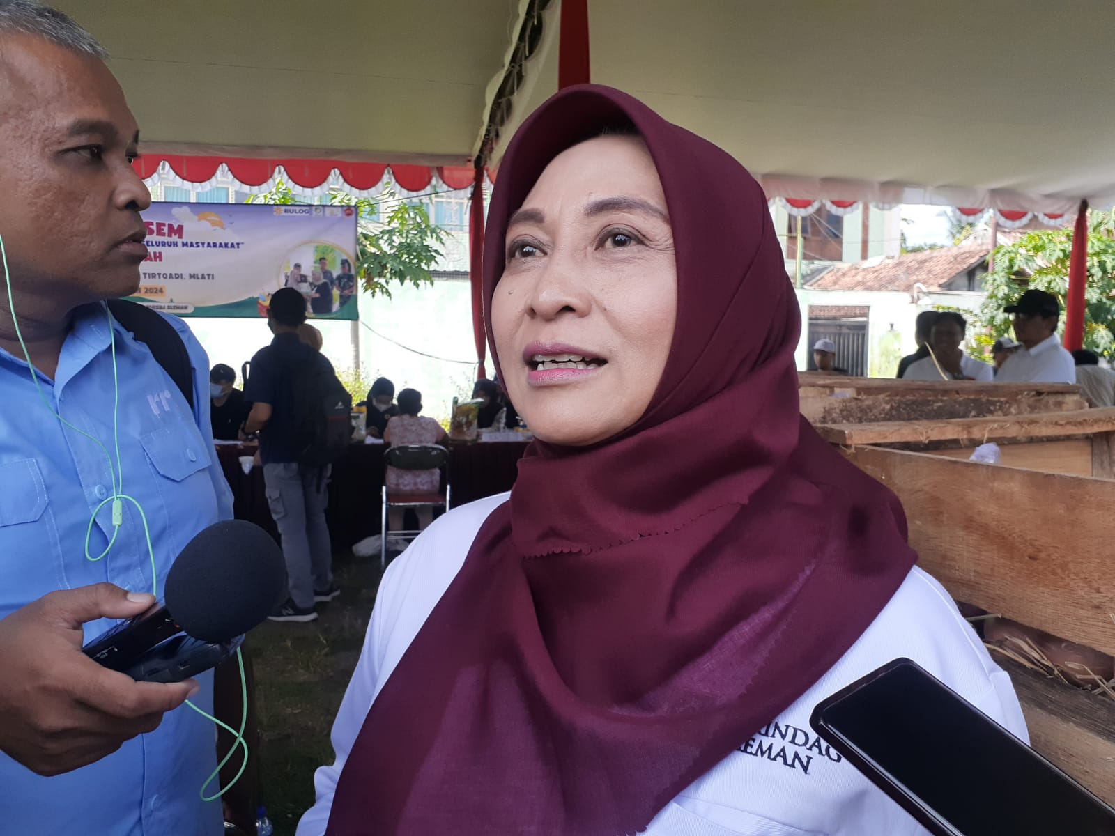 Kepala Disperindag Sleman Mae Rusmi Suryaningsih.